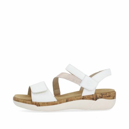 Remonte Damen Riemchensandalen - Weiss