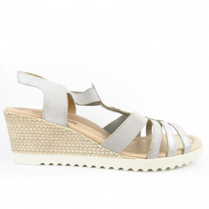 Remonte Sandale Keil D3461-90 Sandale in silber/platin