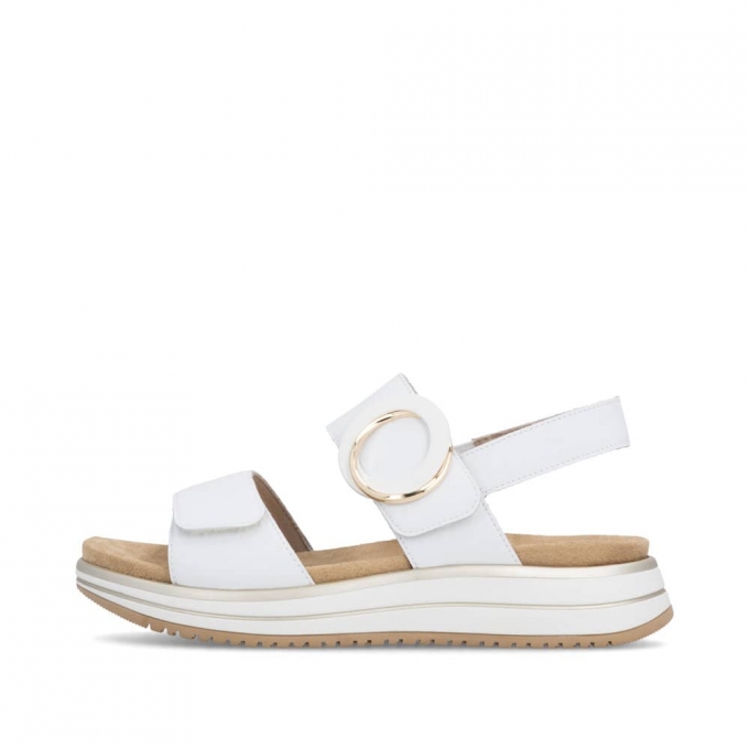Remonte Damen Riemchensandalen - Weiss