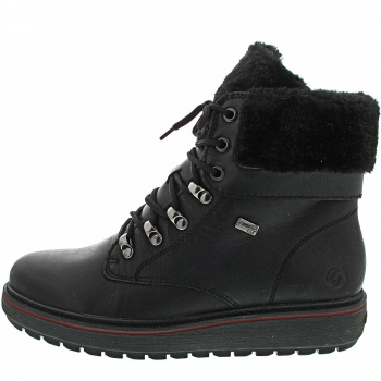 Remonte Schnürstiefel in schwarz