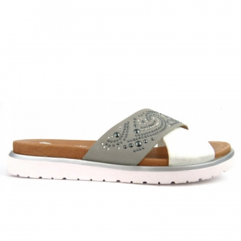 Remonte Quinn ice/silber Pantolette in ice/silber