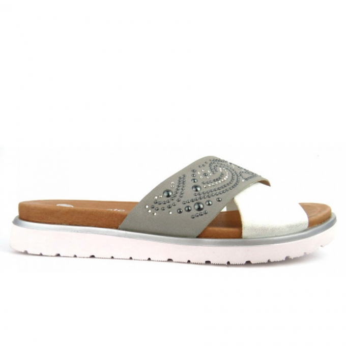 Remonte Quinn ice/silber Pantolette in ice/silber