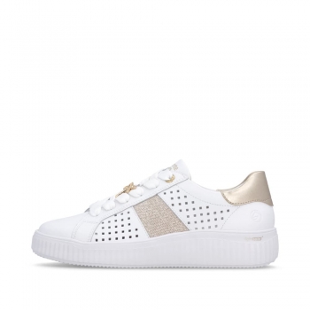 Remonte Damen Schnürschuhe - Weiss