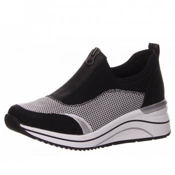 Remonte Sneaker in schwarz kombi.