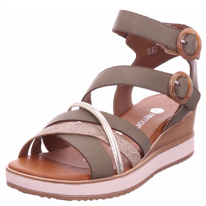 Remonte remonte sandale Sandalette in grün