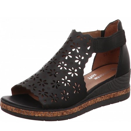 Remonte Sandalette in schwarz