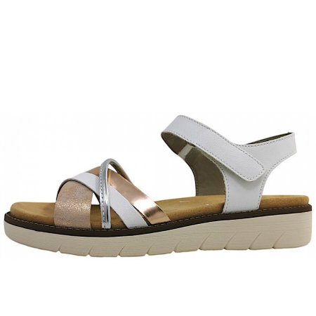 Remonte Sandale in rosegold/weiss/kupfer 80