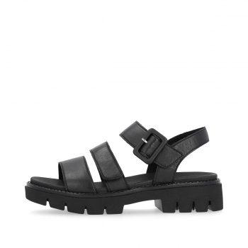 Remonte Damen Riemchensandalen - Schwarz