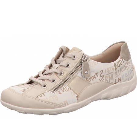 Remonte Schnürer in beige kombi.