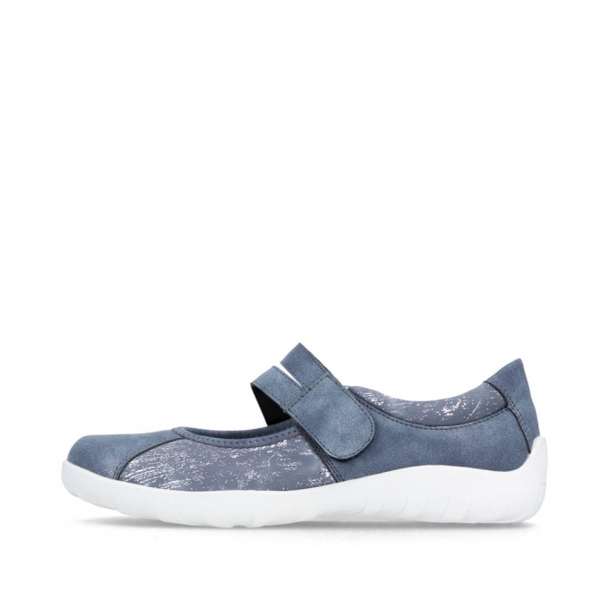 Remonte Damen Ballerinas - Blau
