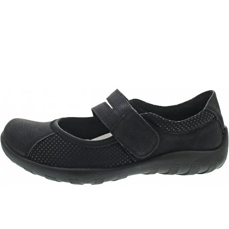 Remonte Ballerina in schwarz/schwarz/schw