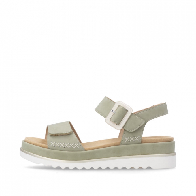 Remonte Damen Riemchensandalen - Grün