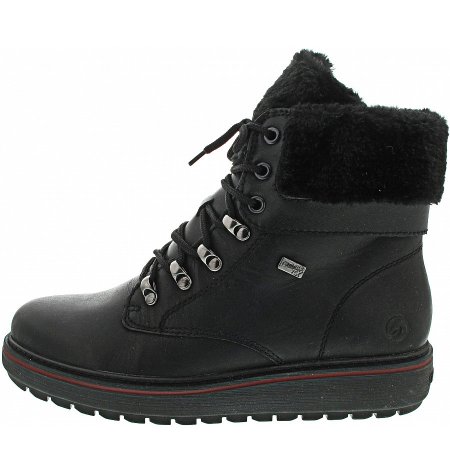 Remonte Schnürstiefel in schwarz