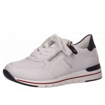 Remonte Schnürer in weiß kombi.