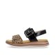 Remonte Damen Riemchensandalen - Schwarz Remonte Damen Riemchensandalen - Schwarz