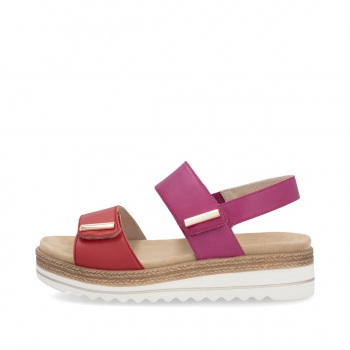 Remonte Damen Keilsandaletten - Rosa