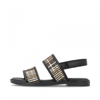 Remonte Damen Riemchensandalen - Schwarz