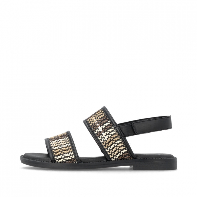 Remonte Damen Riemchensandalen - Schwarz