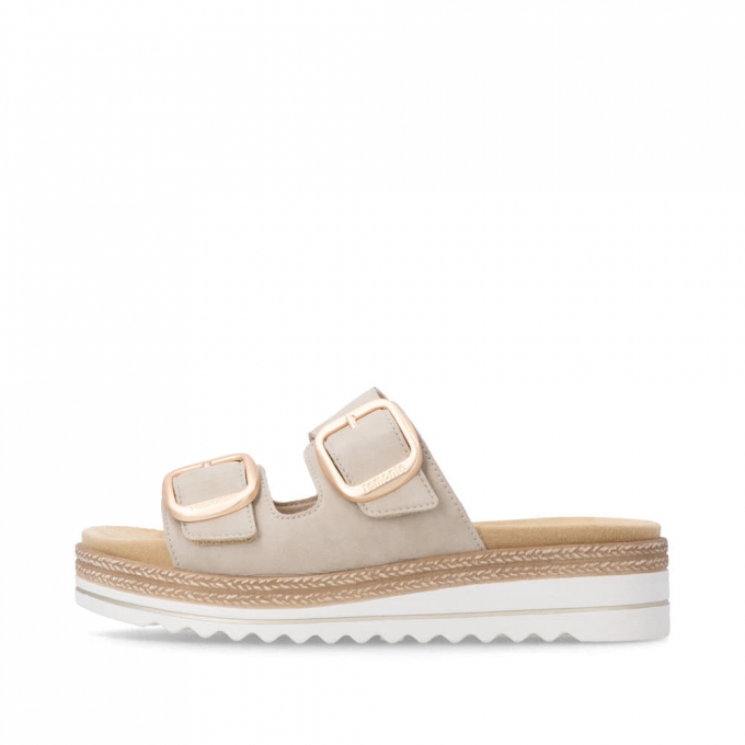 Remonte Damen Pantoletten - Beige