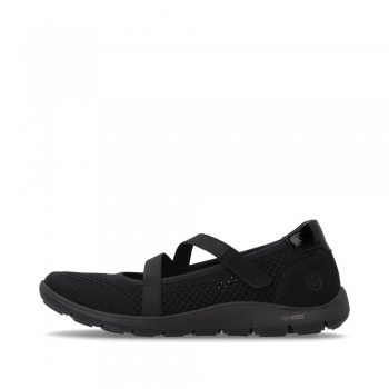 Remonte Damen Ballerinas - Schwarz