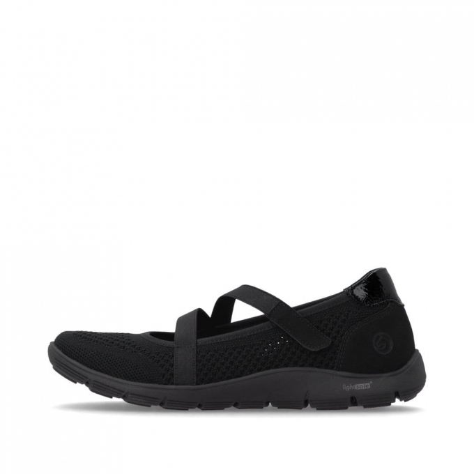 Remonte Damen Ballerinas - Schwarz