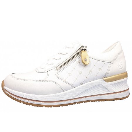 Remonte sportlicher Schnürer in 80 Weiss