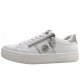 Remonte sportlicher Schnürer in weiss/silver/weiss