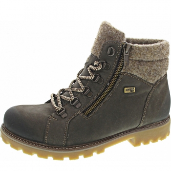 Remonte Schnürstiefel in smoke/wood