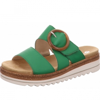 Remonte Pantolette in grün