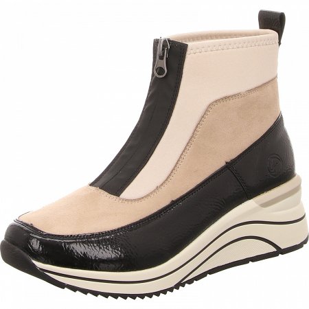 Remonte Stiefelette in beige kombi.