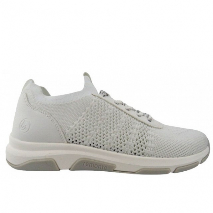 Remonte sportlicher Schnürer in reinweiss/white