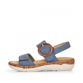 Remonte Damen Riemchensandalen - Blau