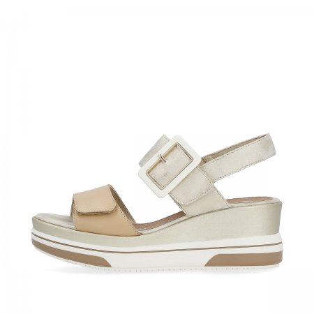 Remonte Damen Keilsandaletten - Beige
