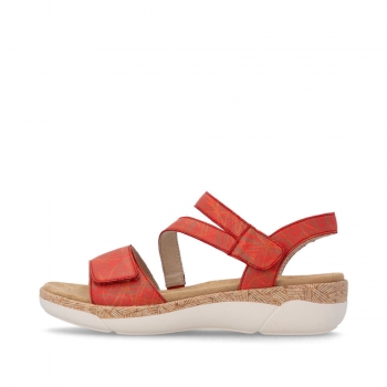 Remonte Damen Riemchensandalen - Rot