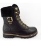 Remonte Lammfell Stiefelette in schwarz/nero
