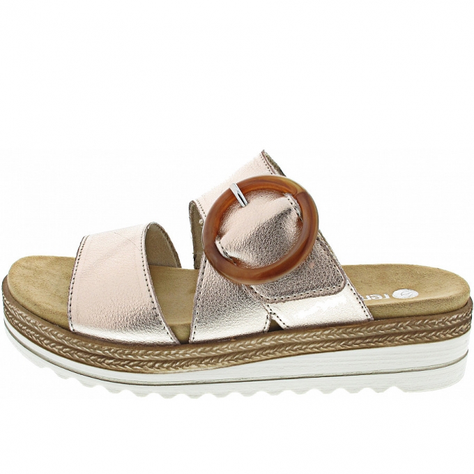 Remonte Pantolette in kupfer