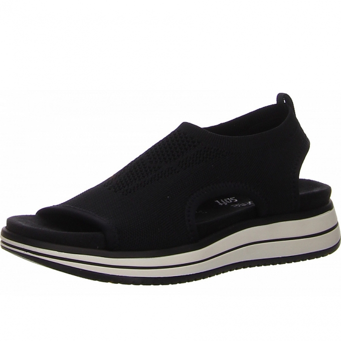 Remonte Sandalette in schwarz