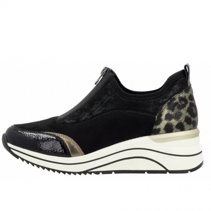 Remonte Schnürschuhe in schwarz