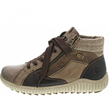 Remonte Schnürstiefel in steppe/havanna/antik