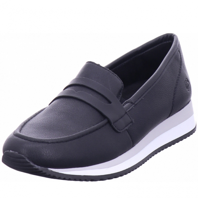 Remonte Slipper in schwarz