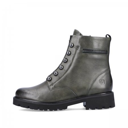 Remonte Damen Biker Boots - Grün