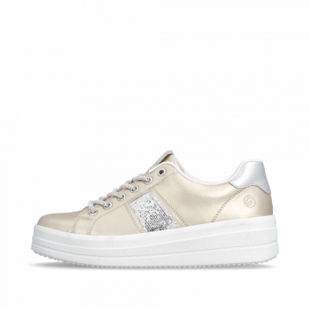 Remonte Damen Slipper - Metallic