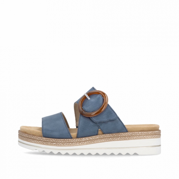 Remonte Damen Pantoletten - Blau