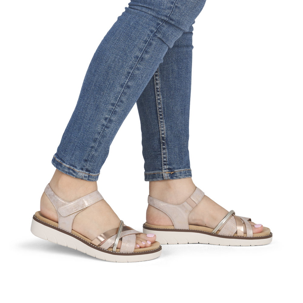 Remonte Damen Riemchensandalen - Rosa