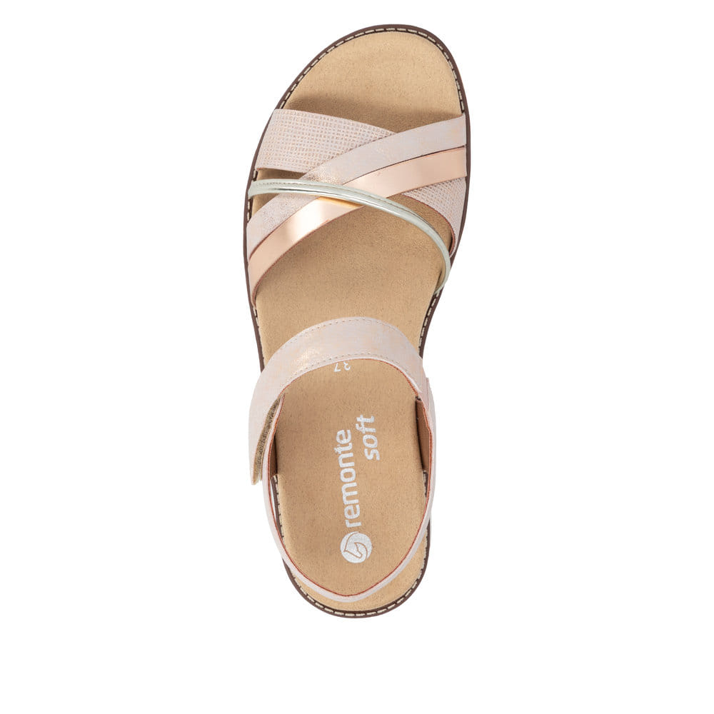 Remonte Damen Riemchensandalen - Rosa