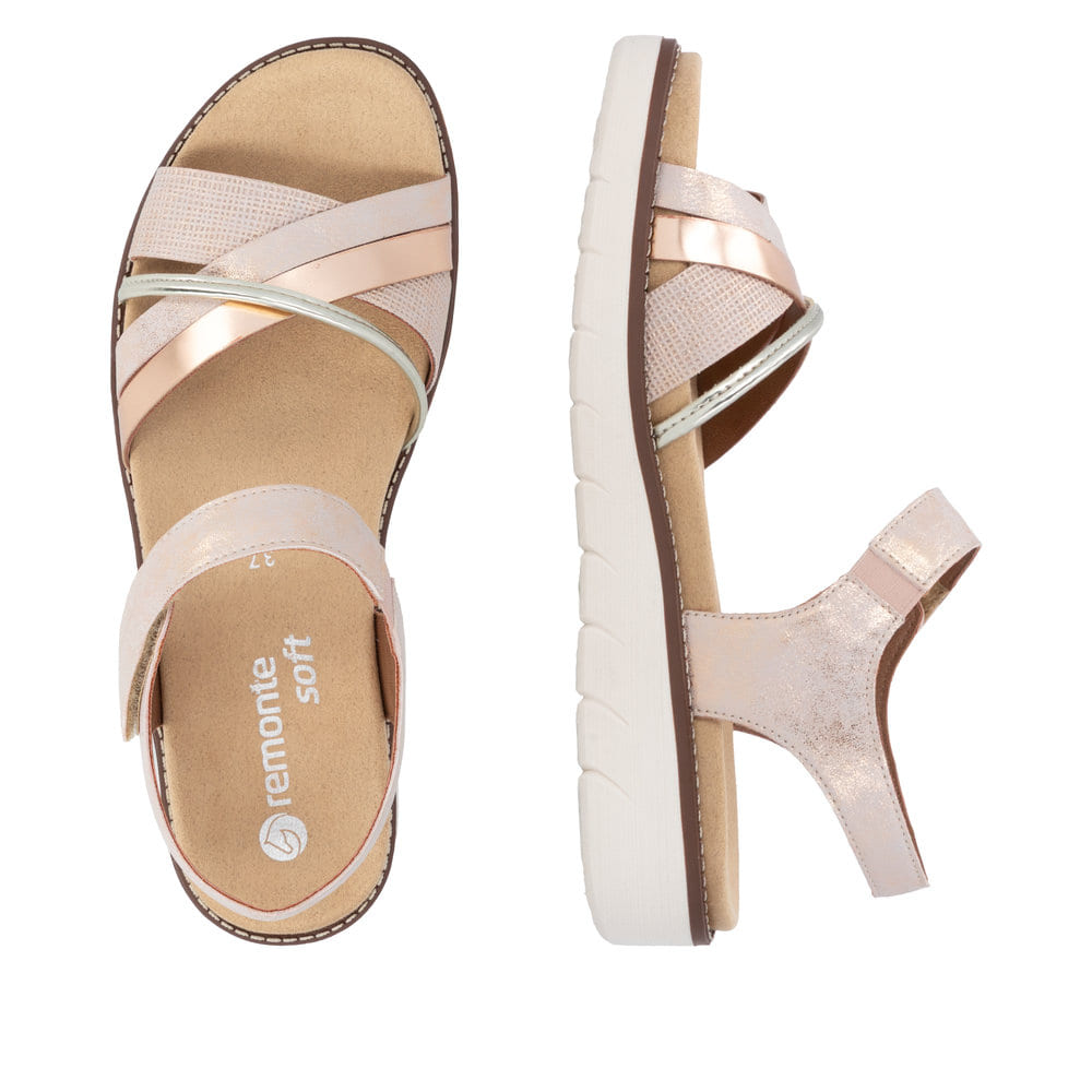 Remonte Damen Riemchensandalen - Rosa