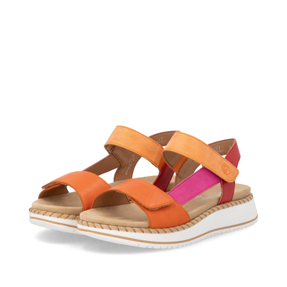 Remonte Damen Riemchensandalen - Orange
