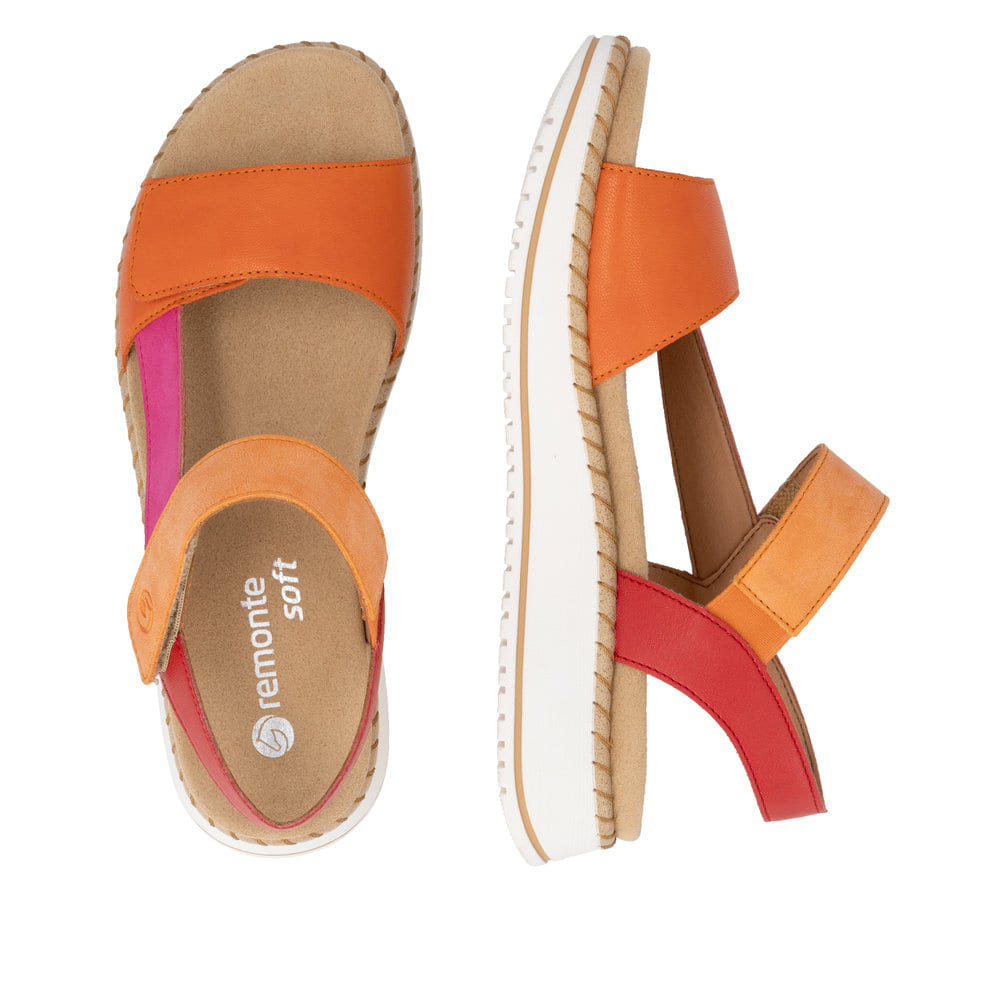 Remonte Damen Riemchensandalen - Orange