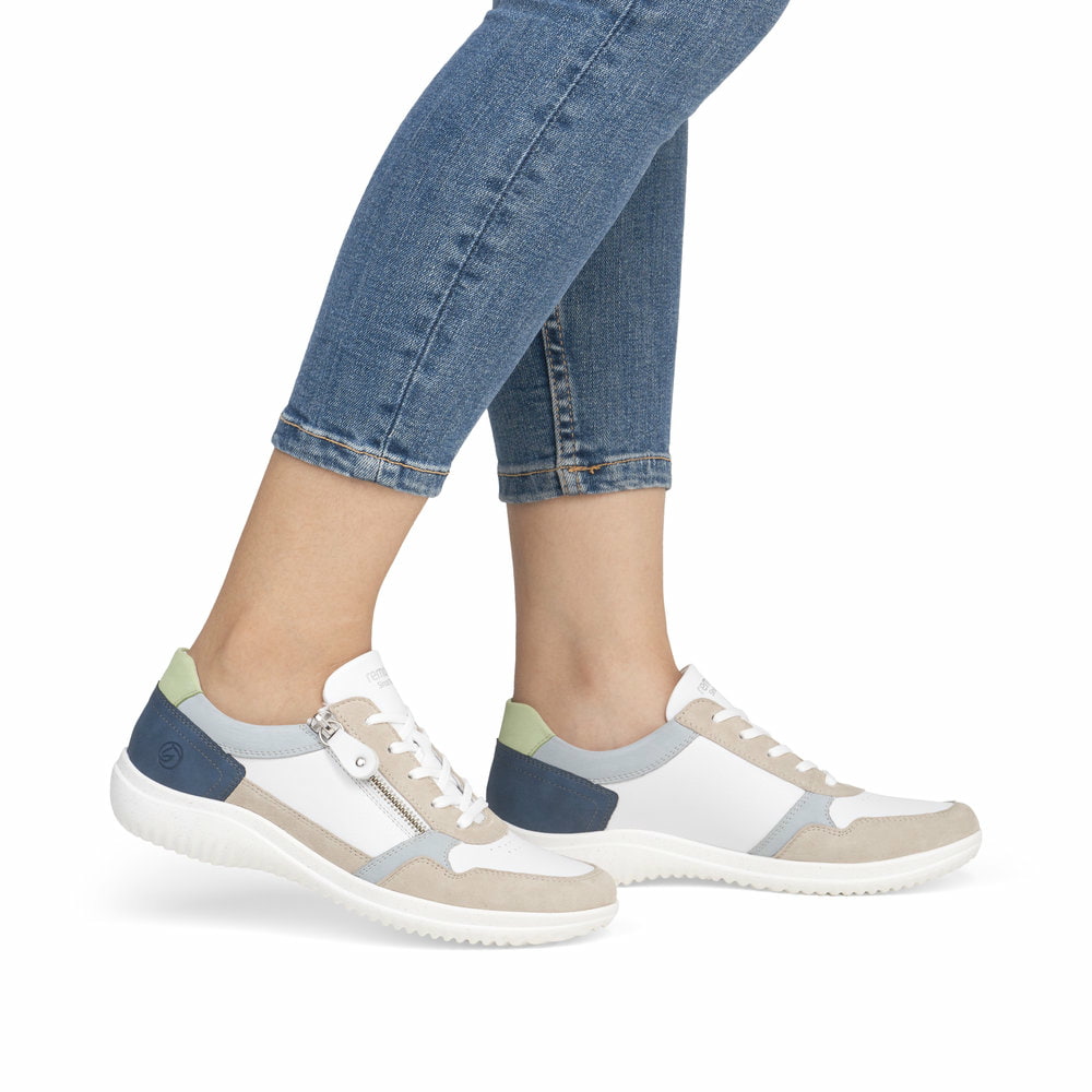 Remonte Damen Schnürschuhe - Weiss