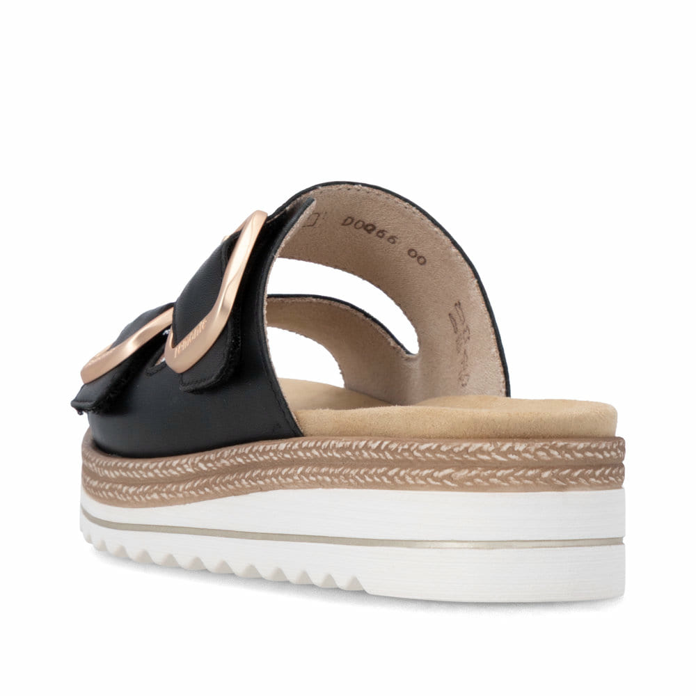 Remonte Damen Pantoletten - Schwarz